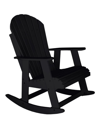 black poly rocking chair