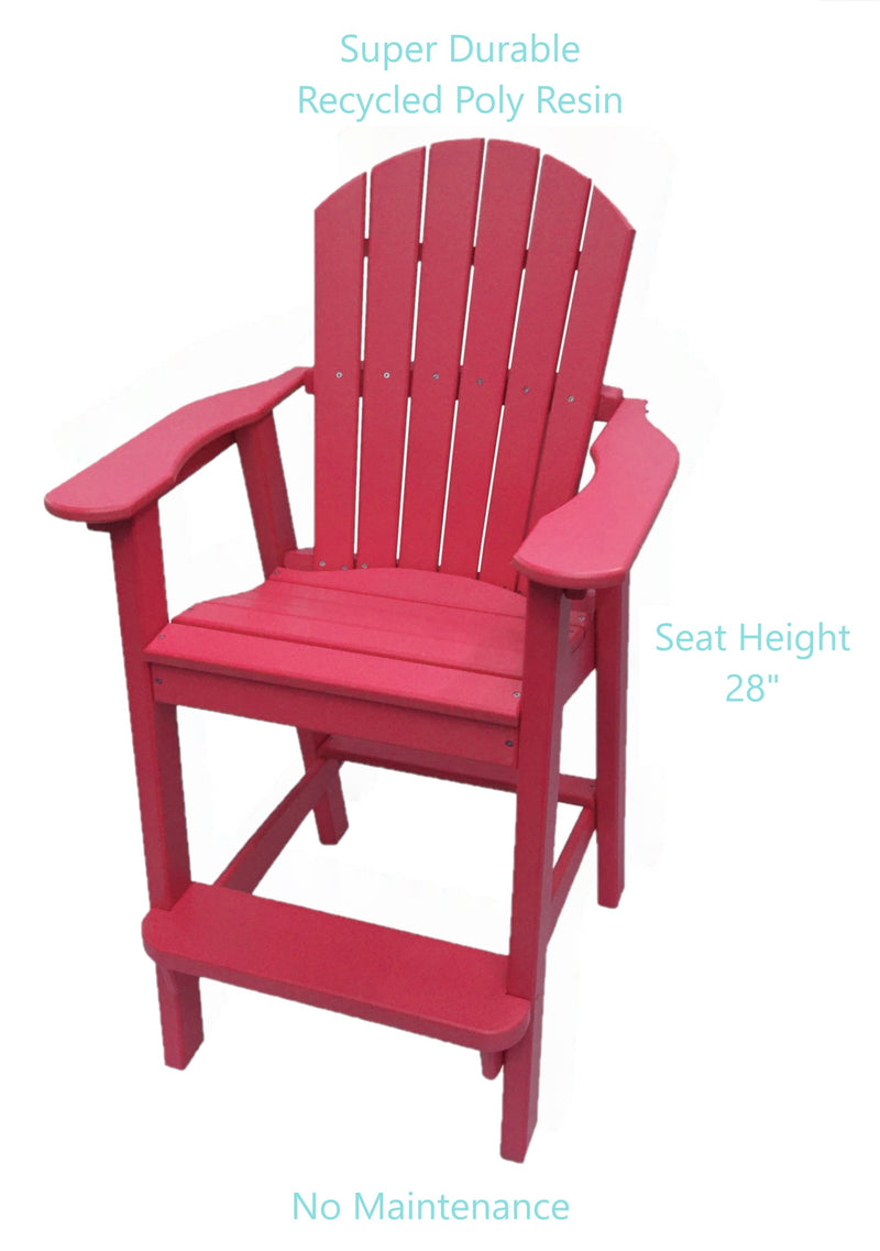 tall adirondack chair red benefits
