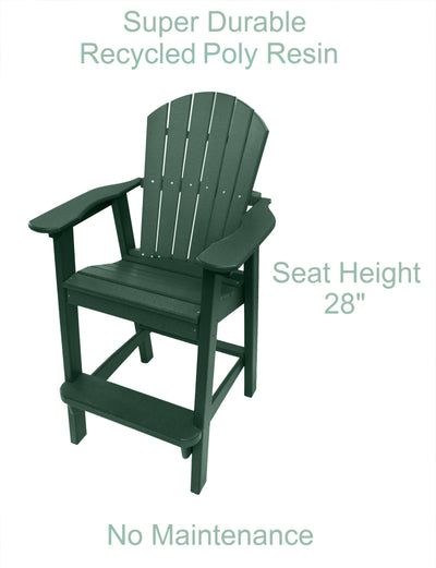 green tall adirondack chair set benefits