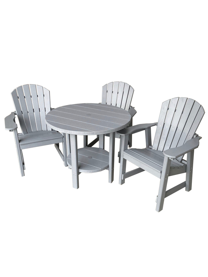 grey poly outdoor dining set