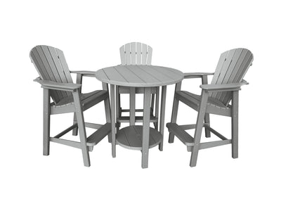 grey outdoor pub table set