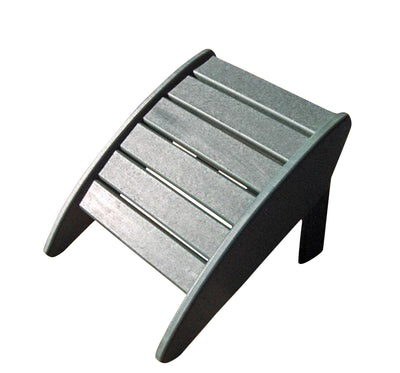 green adirondack chair footrest