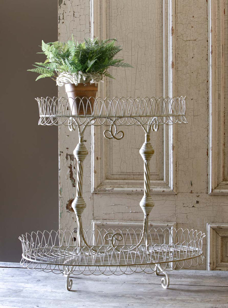 2-Tier French Plant Stand