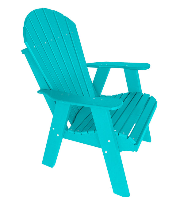teal fire pit chair poly outdoor furniture
