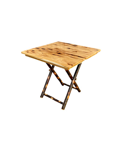 Hickory Folding Table