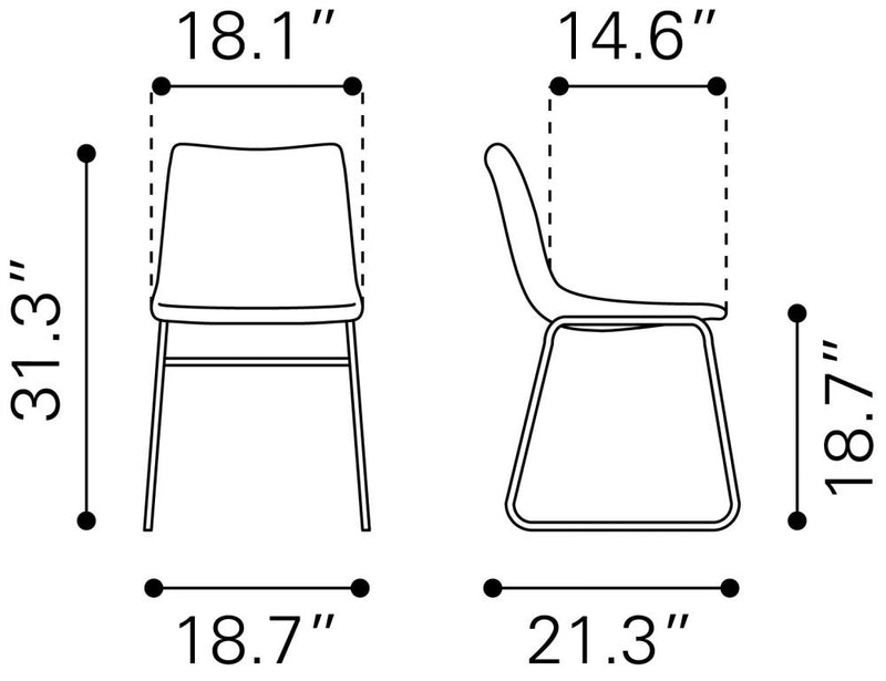 Modern Dining Table Set for 4