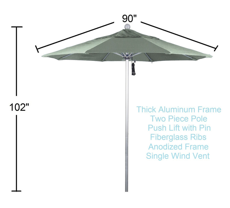 7.5 ft patio umbrella spa green dimensions and benefits