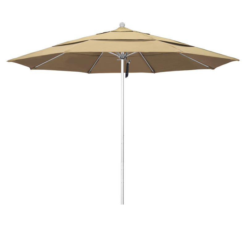 beige 11 ft. patio umbrella