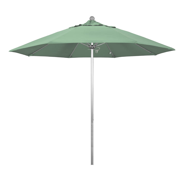 hampton bay 9 ft steel patio umbrella in periwinkle 9 ft Patio Umbrella - Commercial Patio Market Umbrella