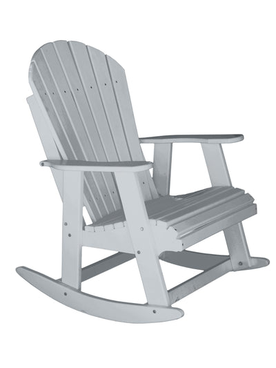 grey poly rocking chair