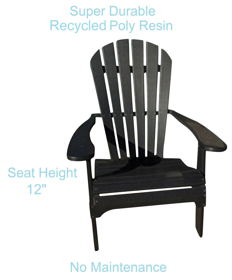black poly adirondack chair benefits