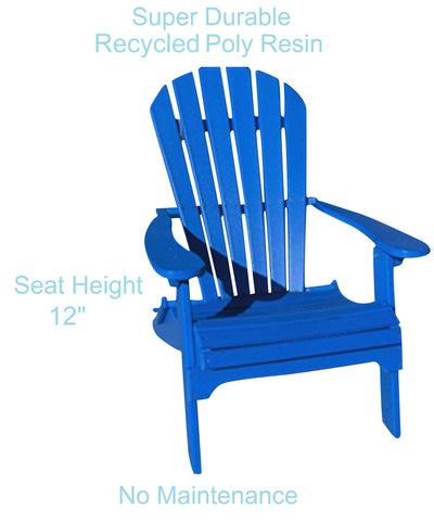 blue poly adirondack chair benefits