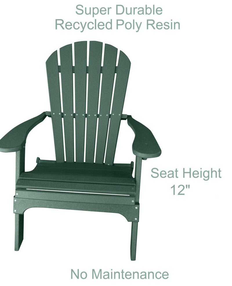 green poly adirondack chair benefits