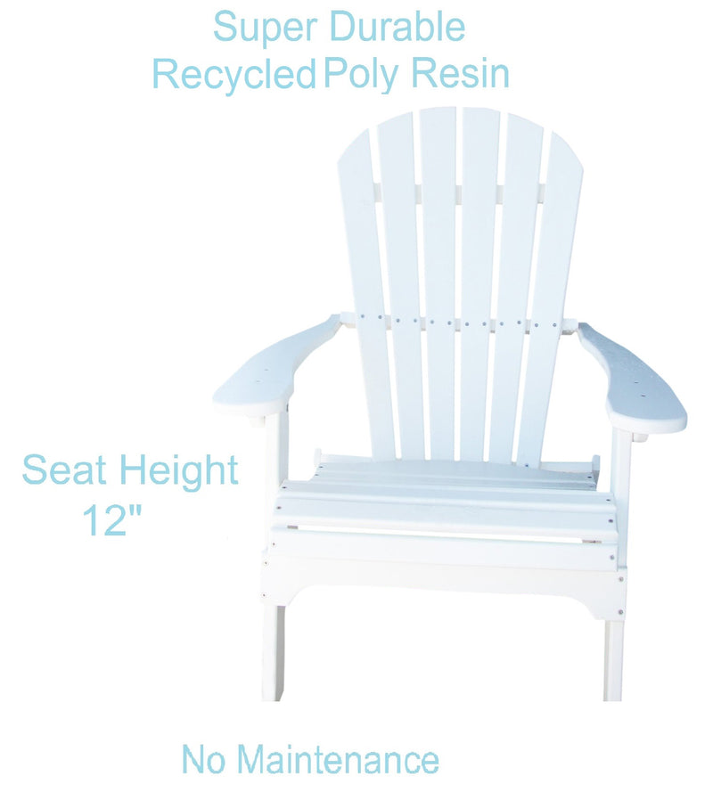 white poly adirondack chair benefits