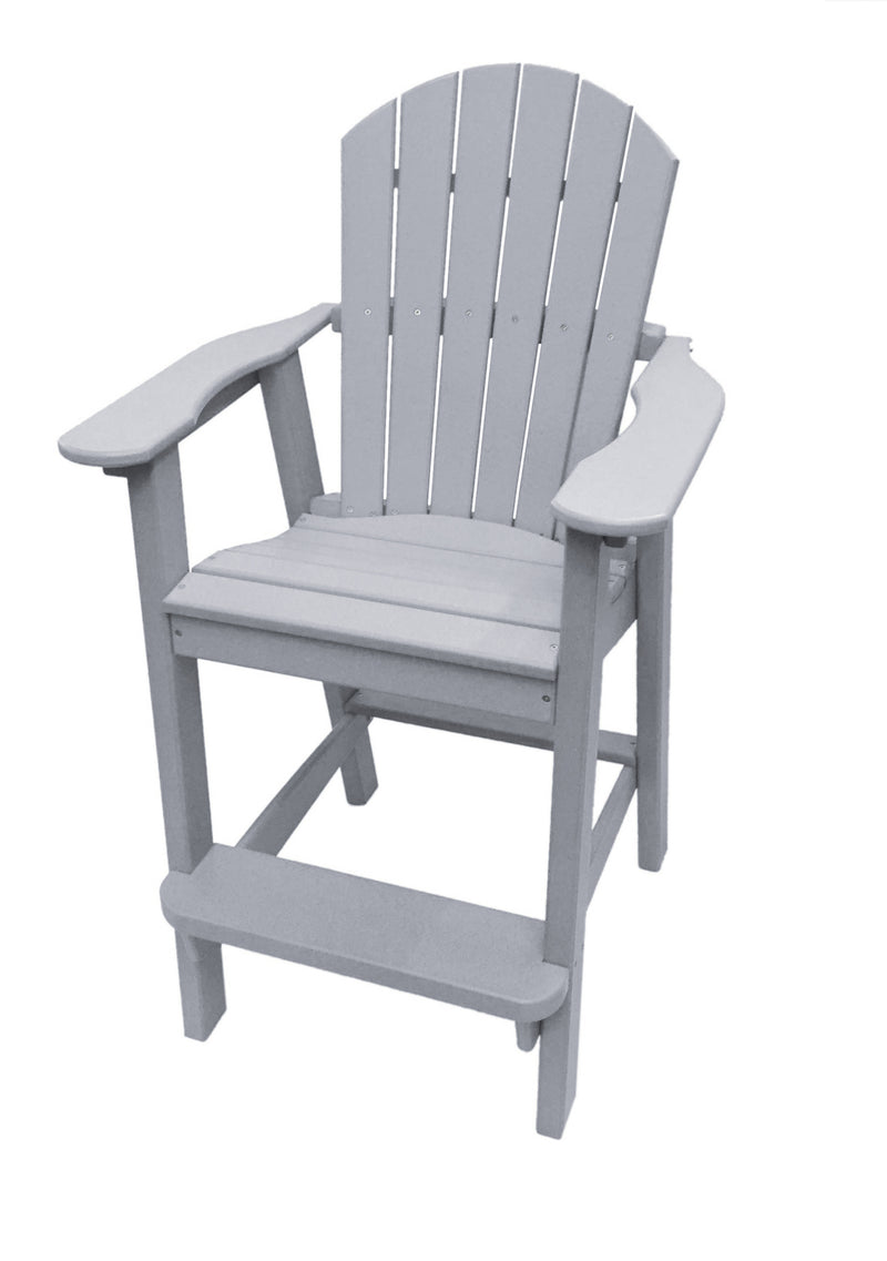 grey poly balcony chair