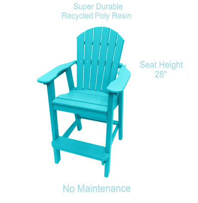 teal poly balcony chair benefits