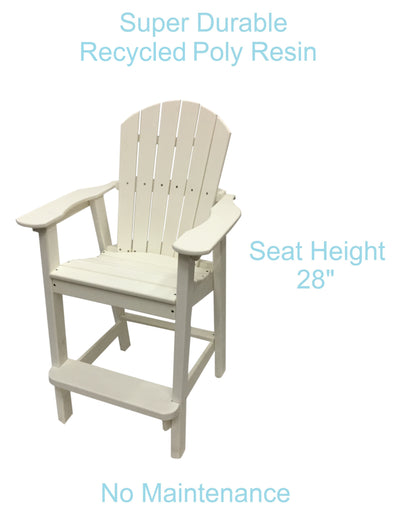 white poly balcony chair benefits