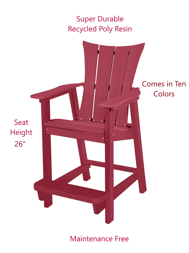 Counter Height Adirondack Chairs