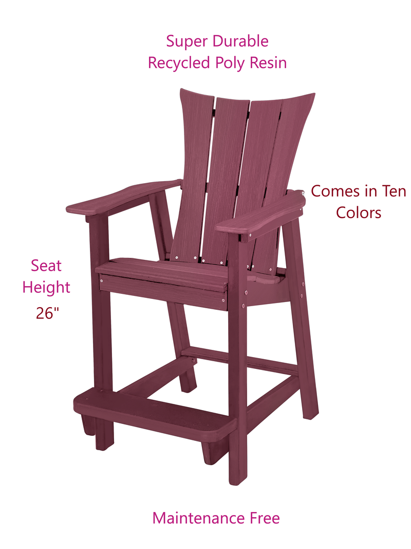Counter Height Adirondack Chairs Free Shipping Phat Tommy
