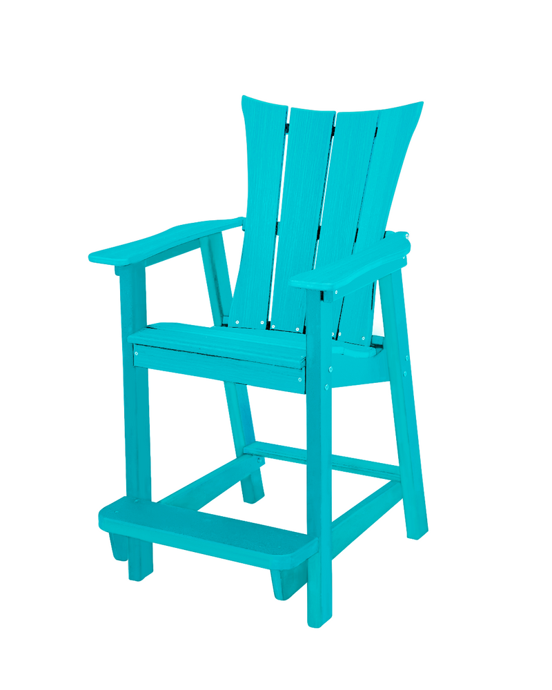 teal counter height adirondack chairs poly outdoor furniture