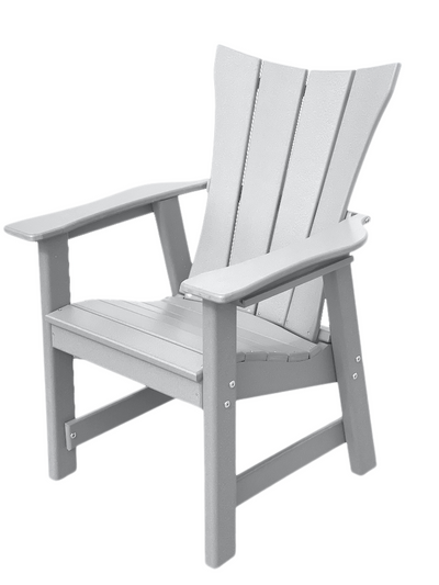 grey modern outdoor dining chair