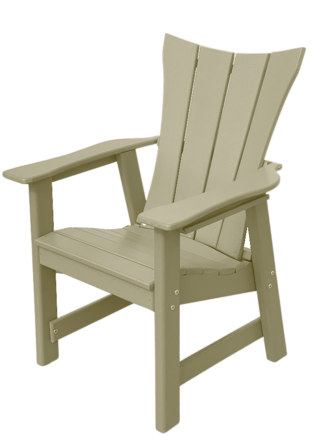 tan modern outdoor dining chair