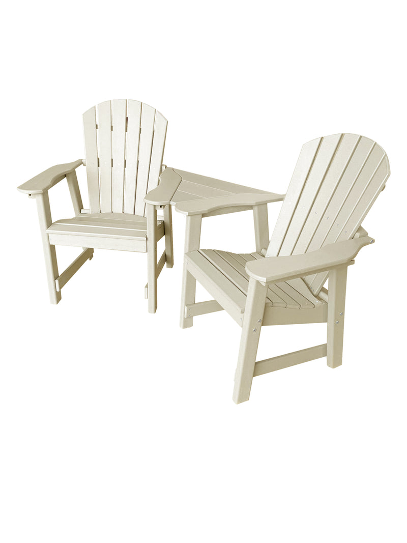 Double Adirondack Dining Chair Set with Table