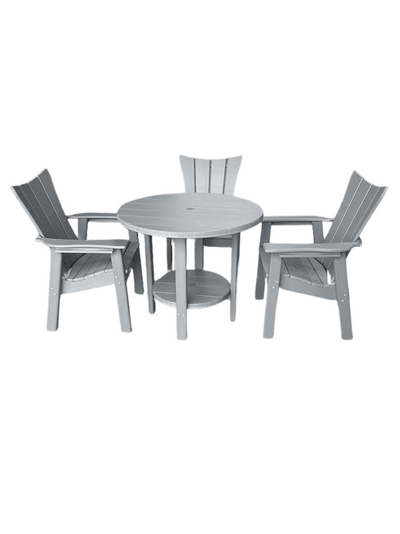 grey modern outdoor dining set 