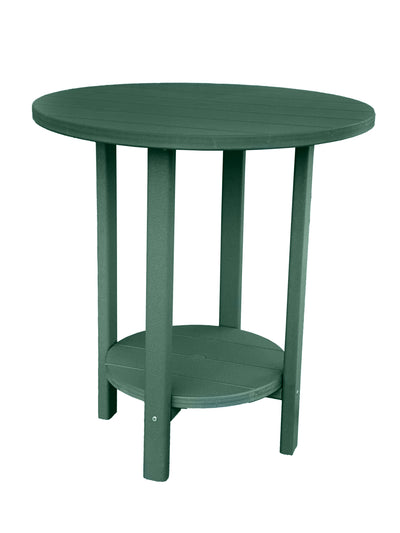 green outdoor bar table