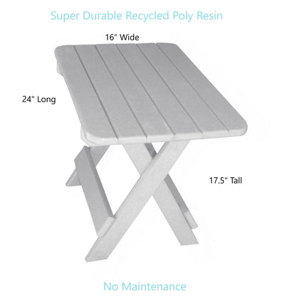 Folding Patio Side Table