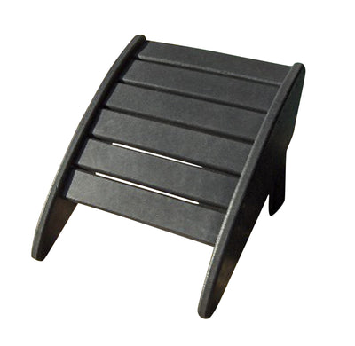 black adirondack chair footrest
