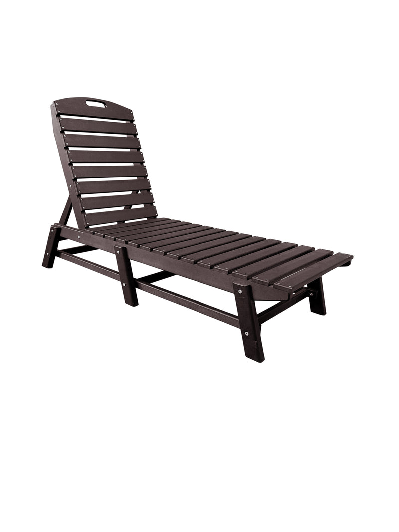outdoor chaise lounge pool chair brown