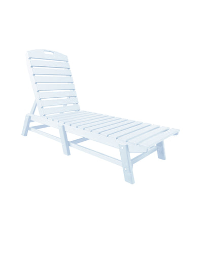 outdoor chaise lounge pool chair white