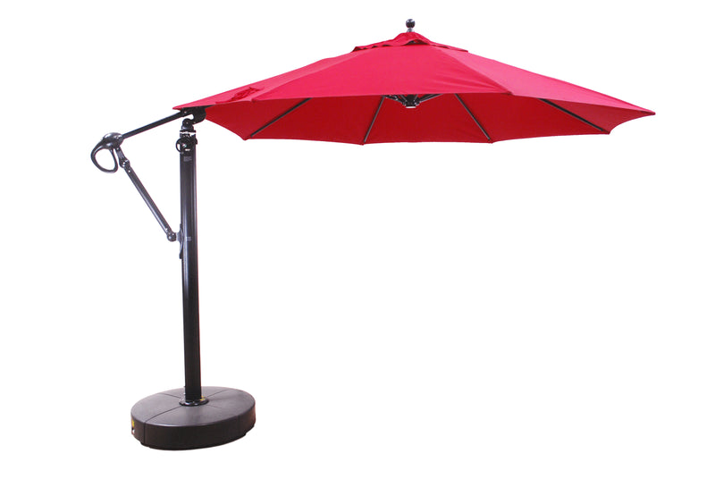 jockey red 11 ft cantilever umbrella
