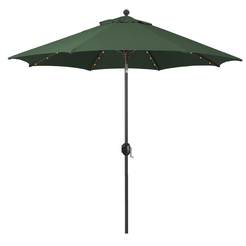green 9 ft. auto tilt patio umbrella