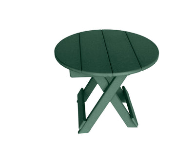 green poly adirondack side table
