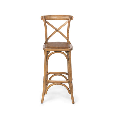 French Country Wooden Barstool