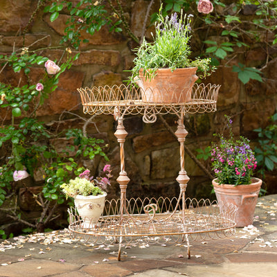 2-Tier French Plant Stand