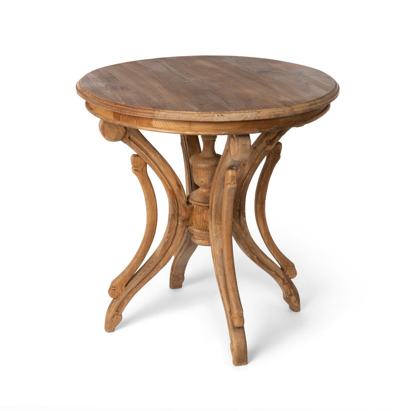 Stately Ornate Wooden Side Table