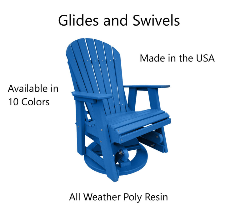 blue outdoor swivel glider chair benefits