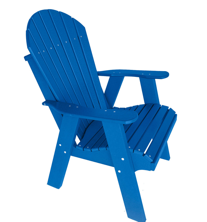 blue fire pit chair