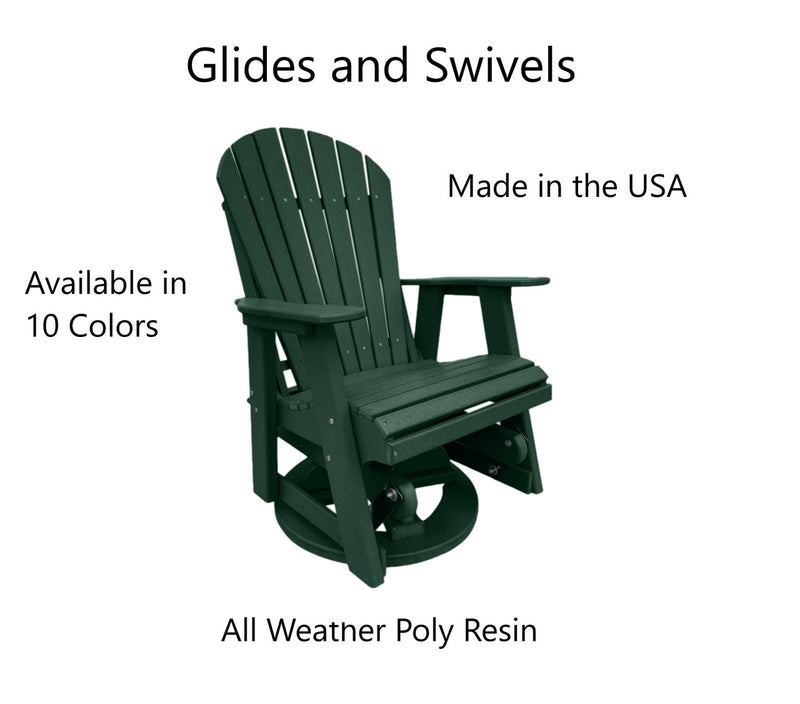 green outdoor swivel glider chair benefits