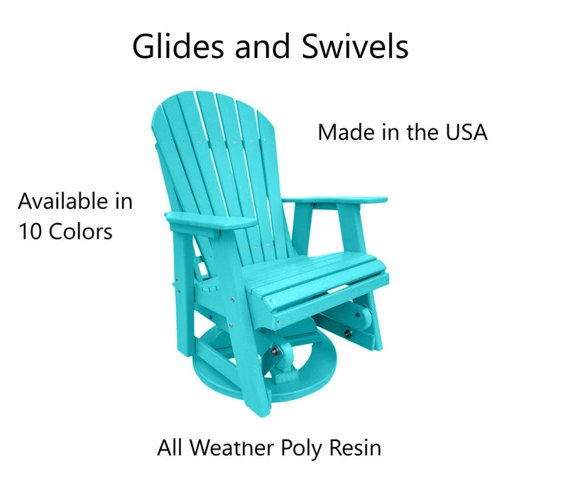teal outdoor swivel glider chair benefits