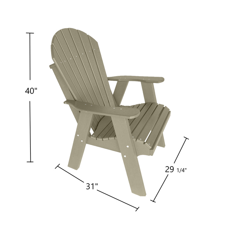 tan campfire chair dimensions for fire pit